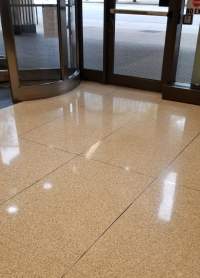 Terrazzo floor polishing Vero Beach